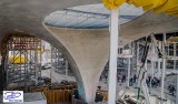 Kelchstütze in der neuen Bahnhofshalle