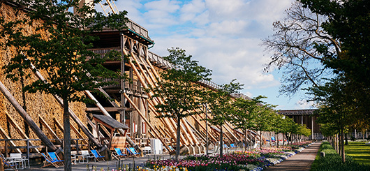 Das längste zusammenhängende und in Betrieb befindliche Gradierwerk 
