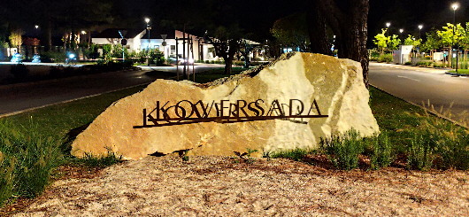 Koversade der neue Eingang