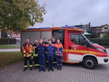 Die Teilnehmer aus Rottenbach mit dem Eisfelder Stadtbrandmeister