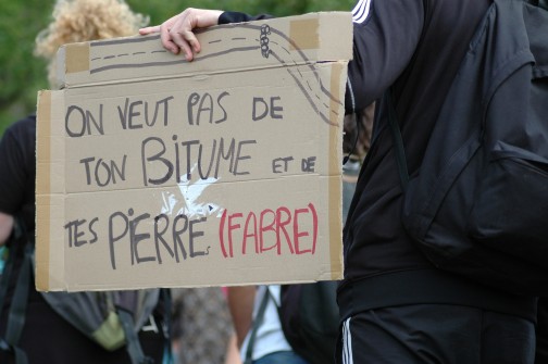 cortège en direction de l' autoroute samedi 10 octobre 2026